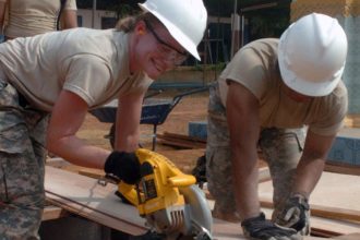 woman with exploitative contractor image