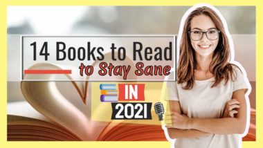 Featured image with text: "14 Books to Read in 2021".