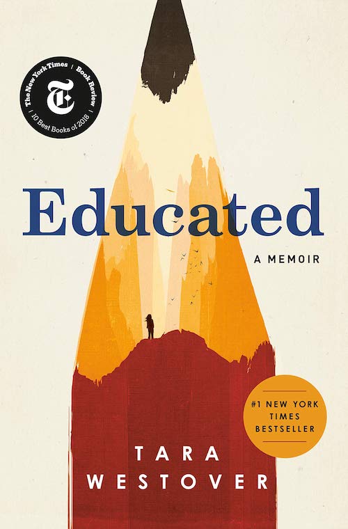 Cover of the book: Educated: A Memoir.