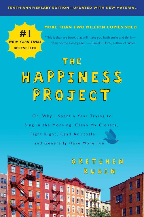 Cover of the book: The Happiness Project.