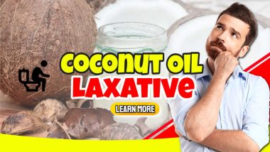 Image text: "Coconut Oil Laxative".