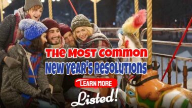 Image text: "The Most Common New Years Resolutions".