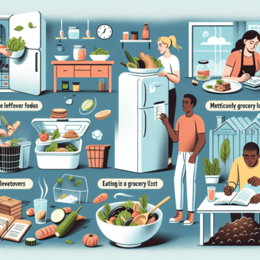 An image graphic illustrating Save Money by Reducing Food Waste: Practical Tips.