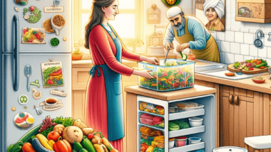 An image graphic illustrating Reducing Food Waste: Lower Your Environmental Impact.