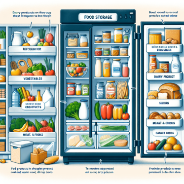 An image graphic illustrating the Best Food Storage Practices to Minimise Waste.