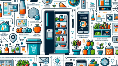 An image graphic illustrating Food Waste Policy: Tech Solutions for Reducing Food Waste at Home.