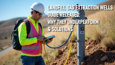Landfill gas extraction wells guide released- why they underperform & solutions-featured image text
