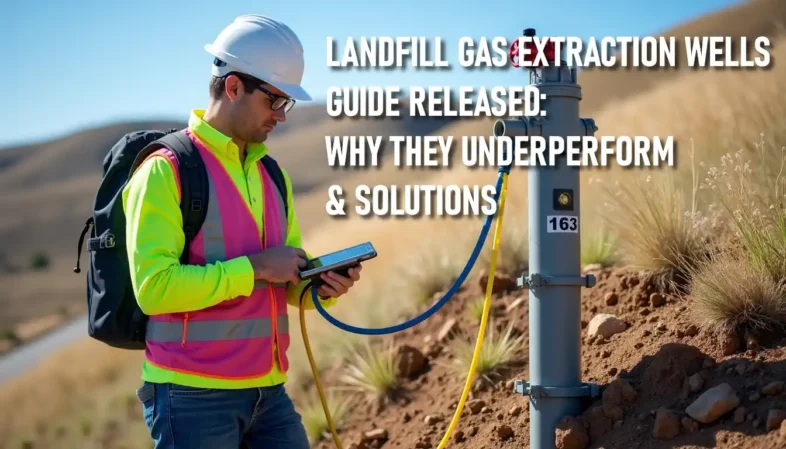 Landfill gas extraction wells guide released- why they underperform & solutions-featured image text